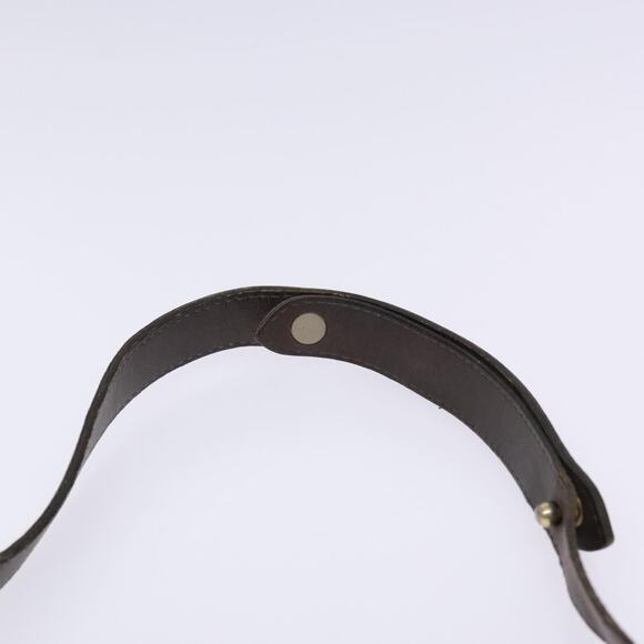 DIOR Trotter Canvas Shoulder Bag Brown Gold - Picture 8 of 12